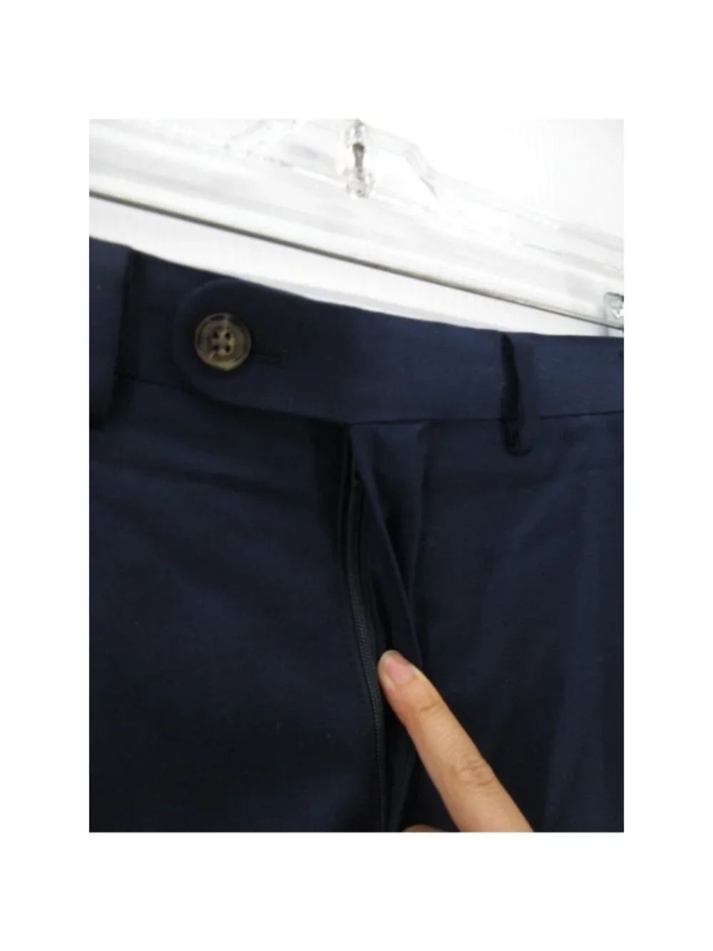 Indochino Suit 36 S Navy Wool Custom Tailored Solid 31X28 Lined Preppy